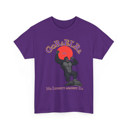 GoRaElRa No Liberty Against Ra  purple + gold - Vintage classic soundlogic Tee