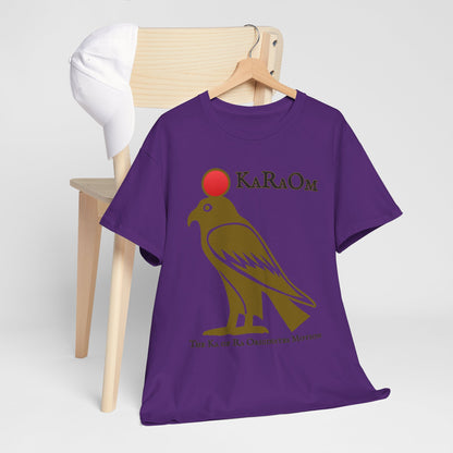 Gold- KaRaOm The Ka of Ra Originates Motion  - Vintage classic soundlogic Tee  Vintage SoundLogic Tee