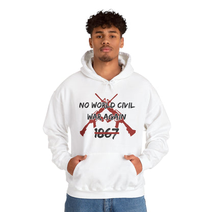 No World Civil War again 1867   Nu Ra Order Bring Bettor Back  Hoodie — "RaEdOriBaKa" Retro Logo Sweatshirt