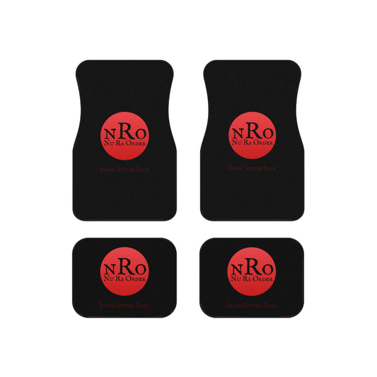 Nu Ra Order -Bring better back -Custom Car Mats Set, Durable Vehicle Floor Mats, Stylish Auto Accessories, Perfect for Gifts and Home Decor