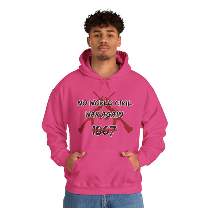 No World Civil War again 1867   Nu Ra Order Bring Bettor Back  Hoodie — "RaEdOriBaKa" Retro Logo Sweatshirt