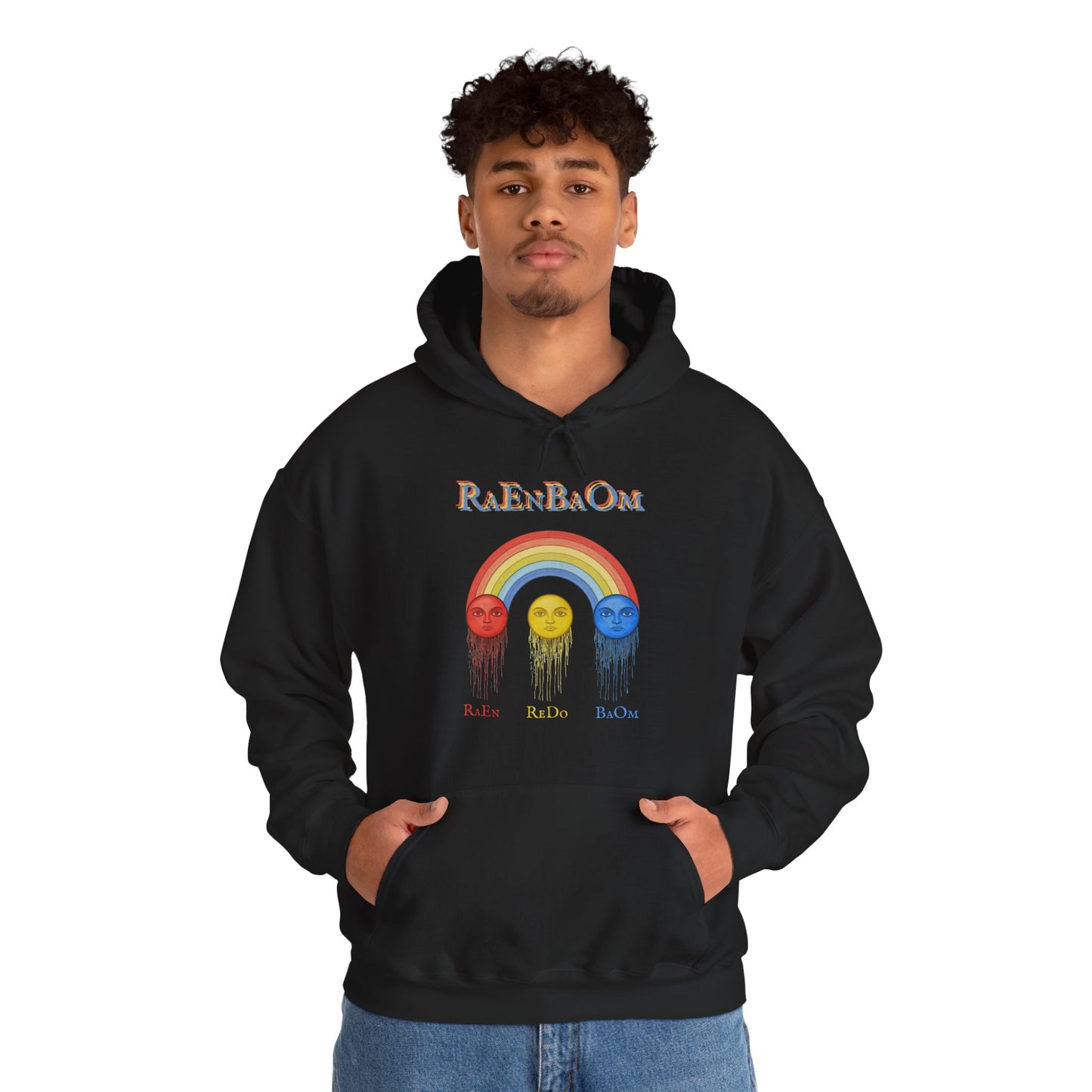 RaEnBaOm  Hoodie — "RaEdOriBaKa" Retro Logo Sweatshirt