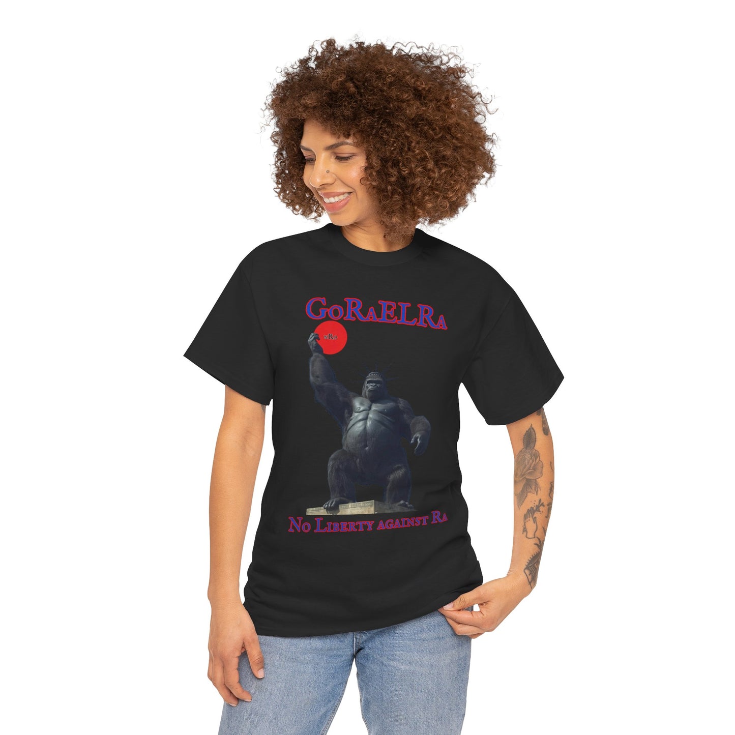 GoRaElRa No Liberty Against Ra   - Vintage classic soundlogic Tee