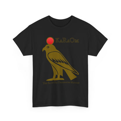 Gold- KaRaOm The Ka of Ra Originates Motion  - Vintage classic soundlogic Tee  Vintage SoundLogic Tee