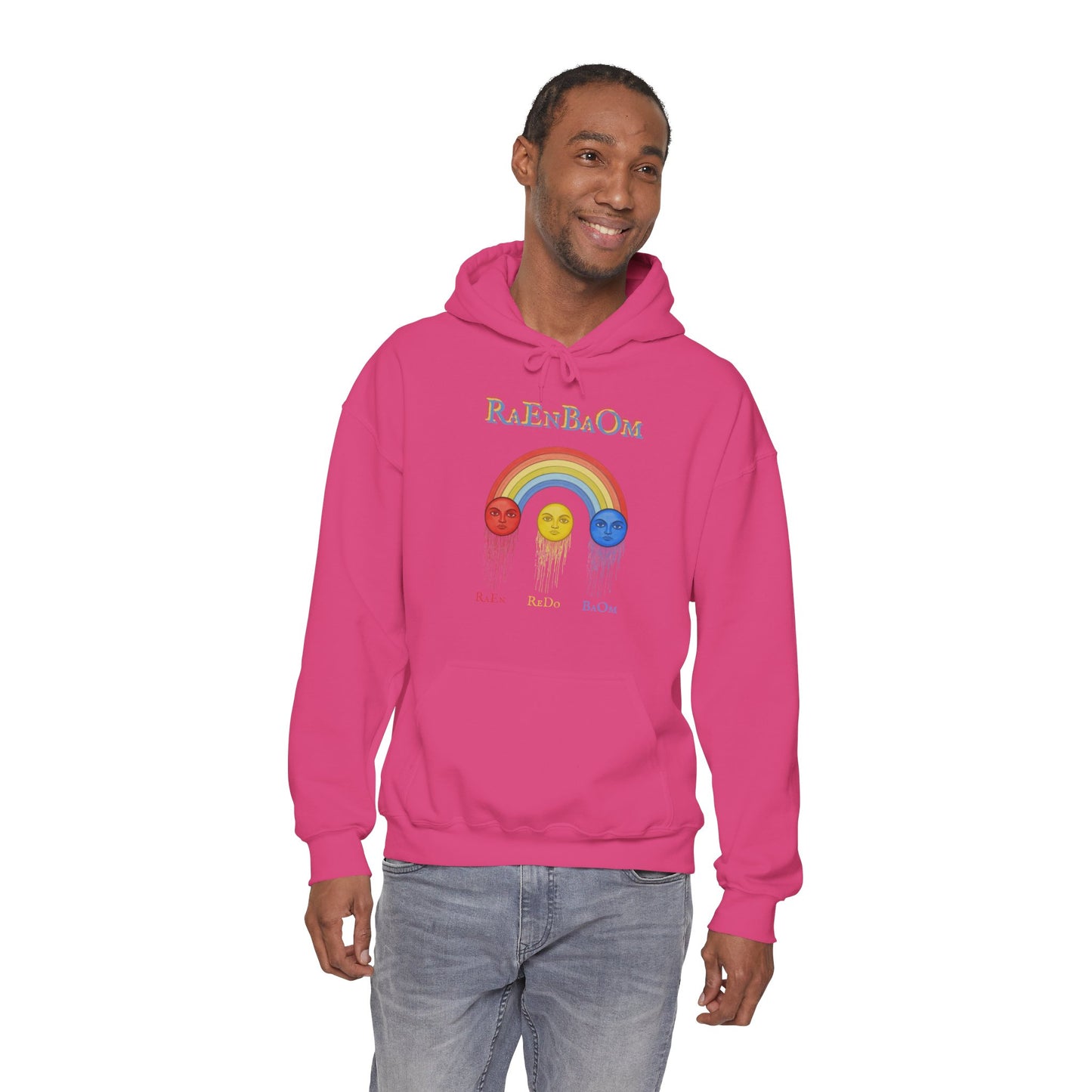 RaEnBaOm  Hoodie — "RaEdOriBaKa" Retro Logo Sweatshirt
