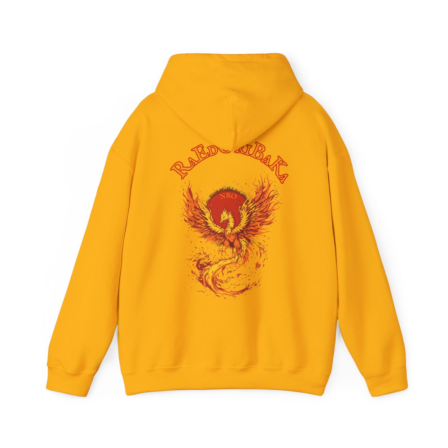 El BaKA RaEdOrIBaKa Phoenix Graphic Hoodie — "RaEdOriBaKa" Retro Logo Sweatshirt