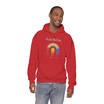 RaEnBaOm  Hoodie — "RaEdOriBaKa" Retro Logo Sweatshirt