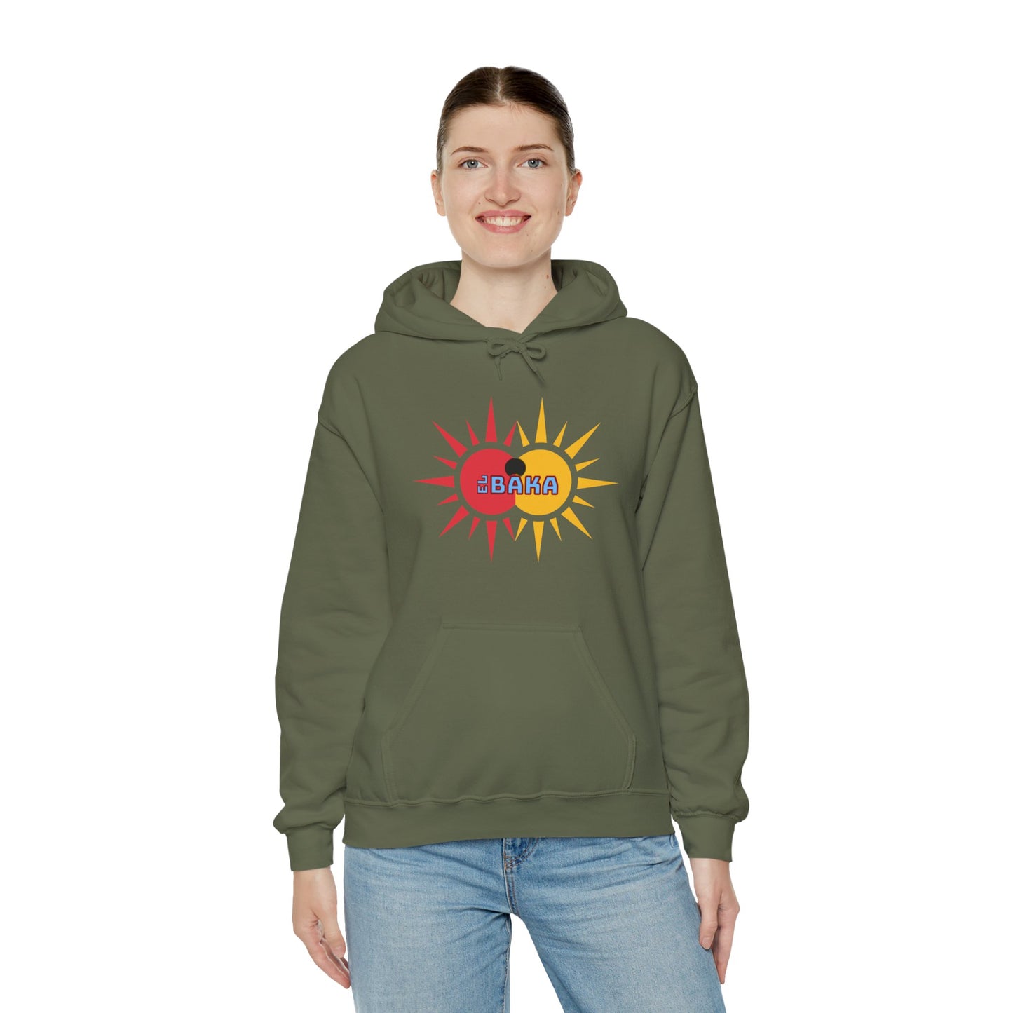 El BaKA RaEdOrIBaKa Phoenix Graphic Hoodie — "RaEdOriBaKa" Retro Logo Sweatshirt